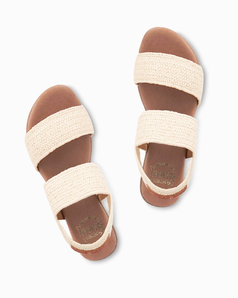 André Assous Nigella Stretch Raffia Featherweights™ Sandals