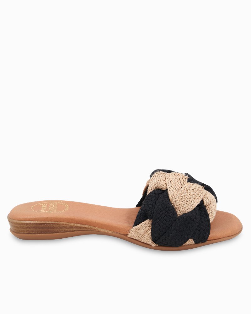 André Assous Nahala Knotted Raffia Featherweights Sandals