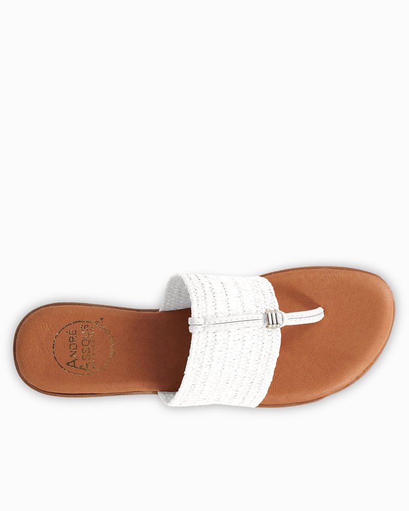 André Assous Nice Stretch-Raffia Featherweights Sandals