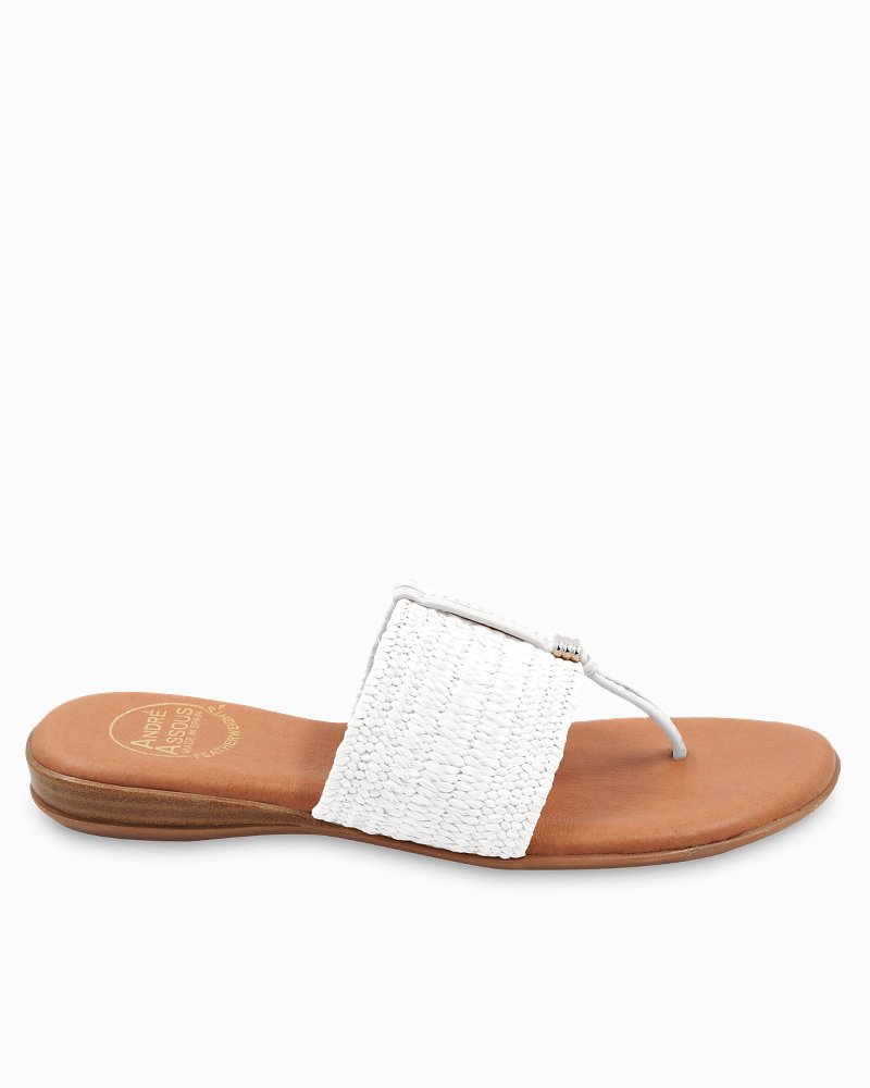 André Assous Nice Stretch-Raffia Featherweights Sandals