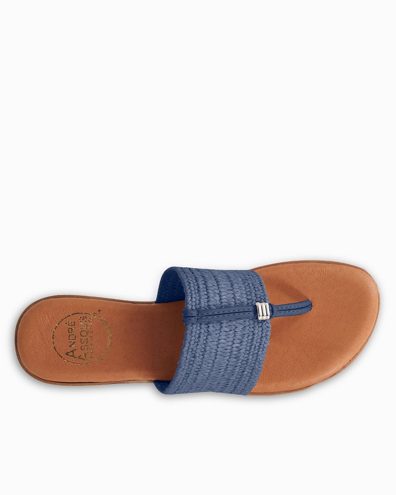 André Assous Nice Stretch-Raffia Featherweights Sandals