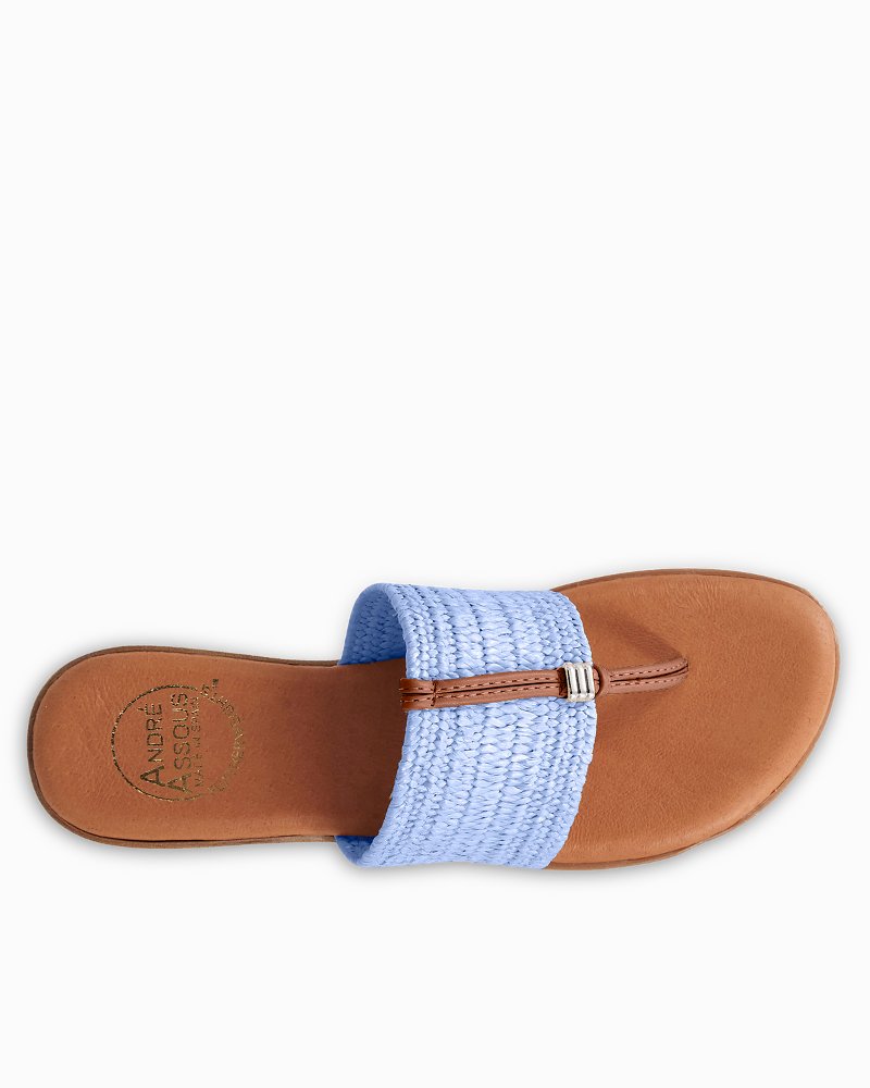 André Assous Nice Stretch-Raffia Featherweights Sandals