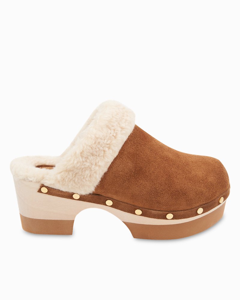 André Assous Olivia Suede Clogs