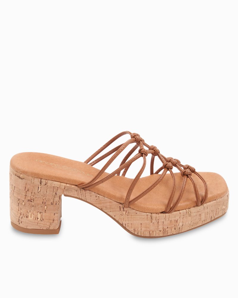 André Assous Camryn Leather Heeled Sandals