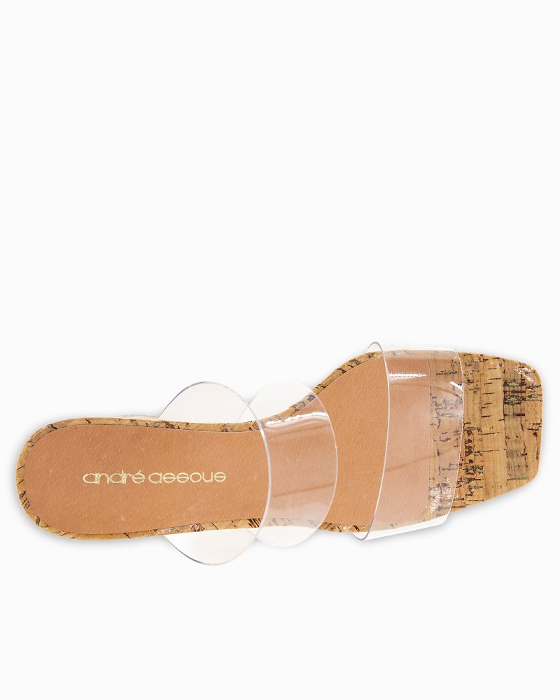 Thumbnail for André Assous Drew Clear Heeled Sandals
