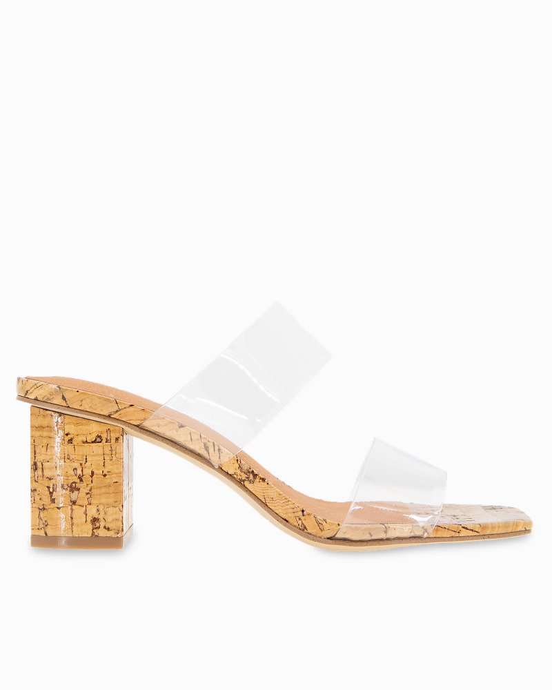 André Assous Drew Clear Heeled Sandals