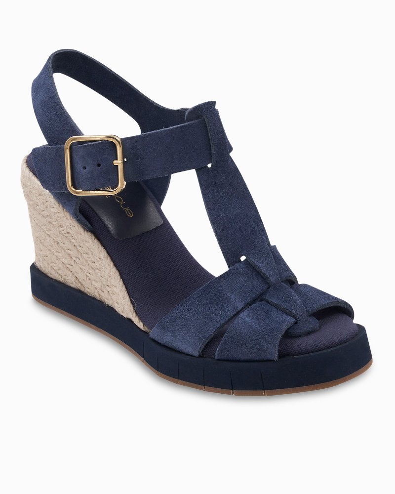 André Assous Farami Suede Wedges
