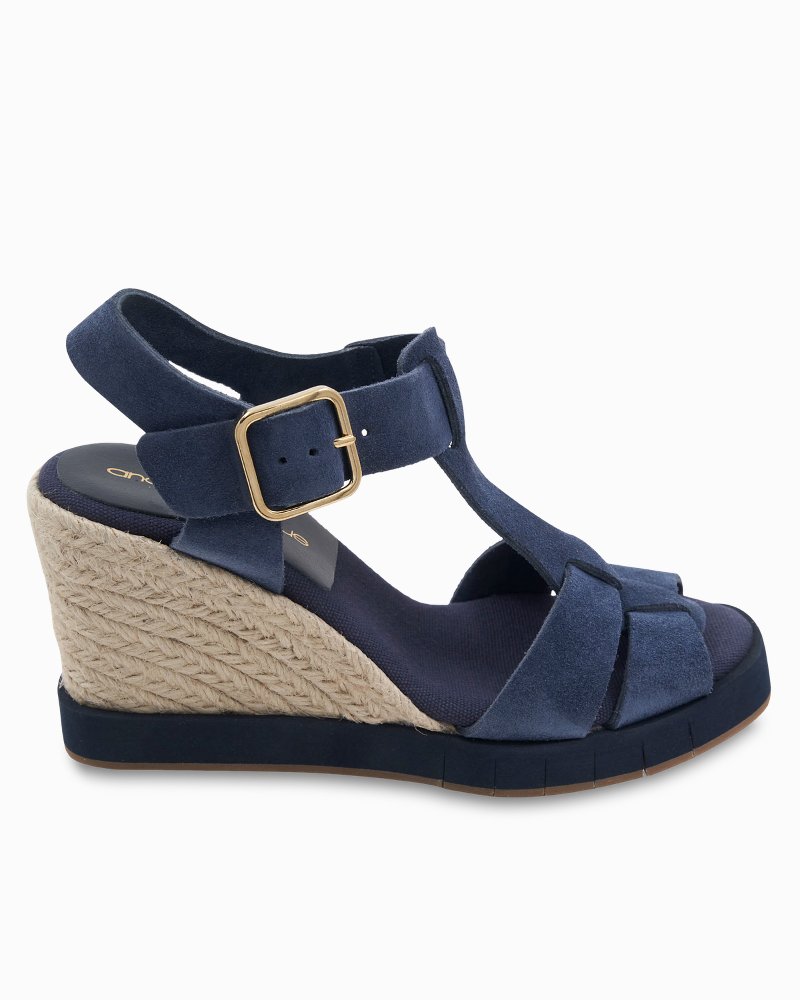 André Assous Farami Suede Wedges