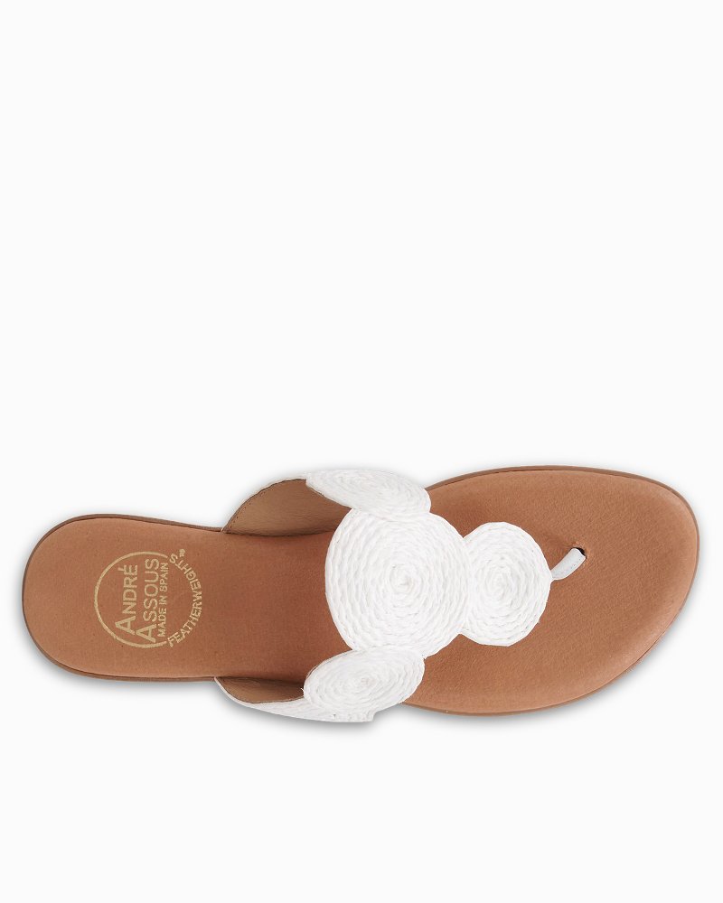 Thumbnail for André Assous Nikky Raffia Featherweights™ Sandals