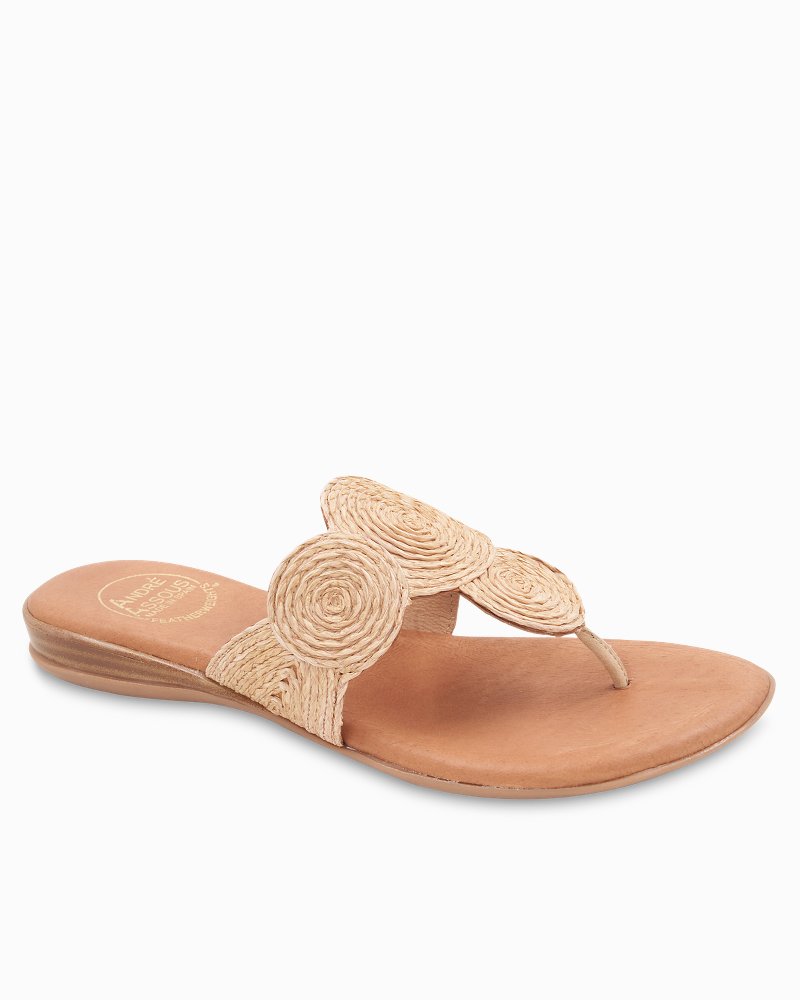 Thumbnail for André Assous Nikky Raffia Featherweights™ Sandals
