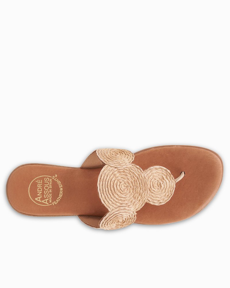 Thumbnail for André Assous Nikky Raffia Featherweights™ Sandals