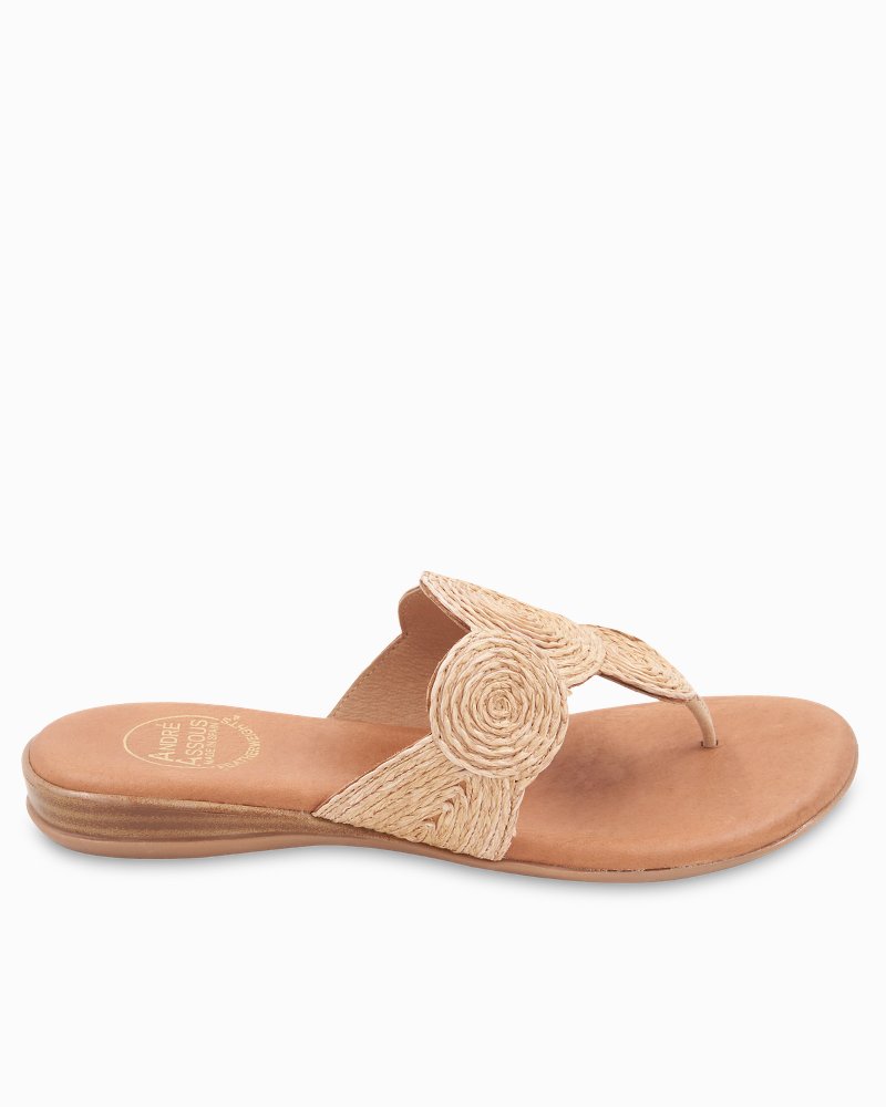 Thumbnail for André Assous Nikky Raffia Featherweights™ Sandals