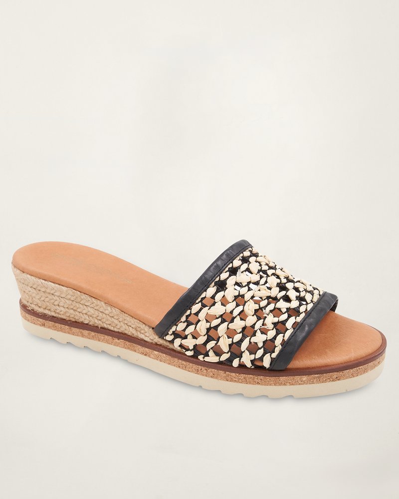 André Assous Nessie Raffia Espadrille Wedges