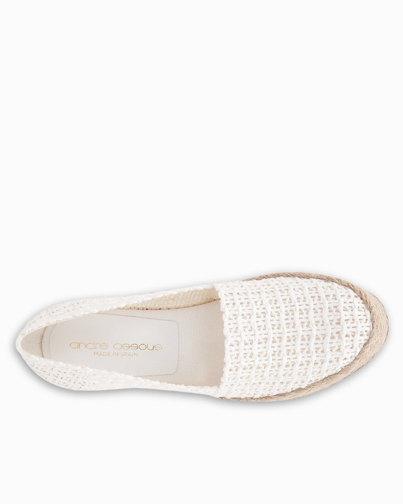 André Assous Patti Woven Raffia Espadrille Wedges