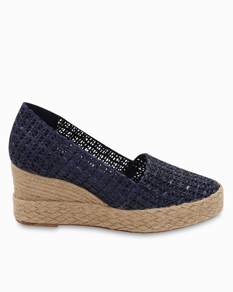André Assous Patti Woven Raffia Espadrille Wedges