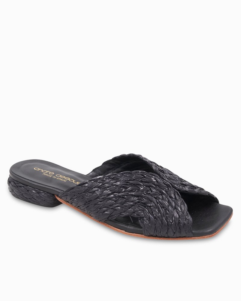 André Assous Ramy Raffia Sandals