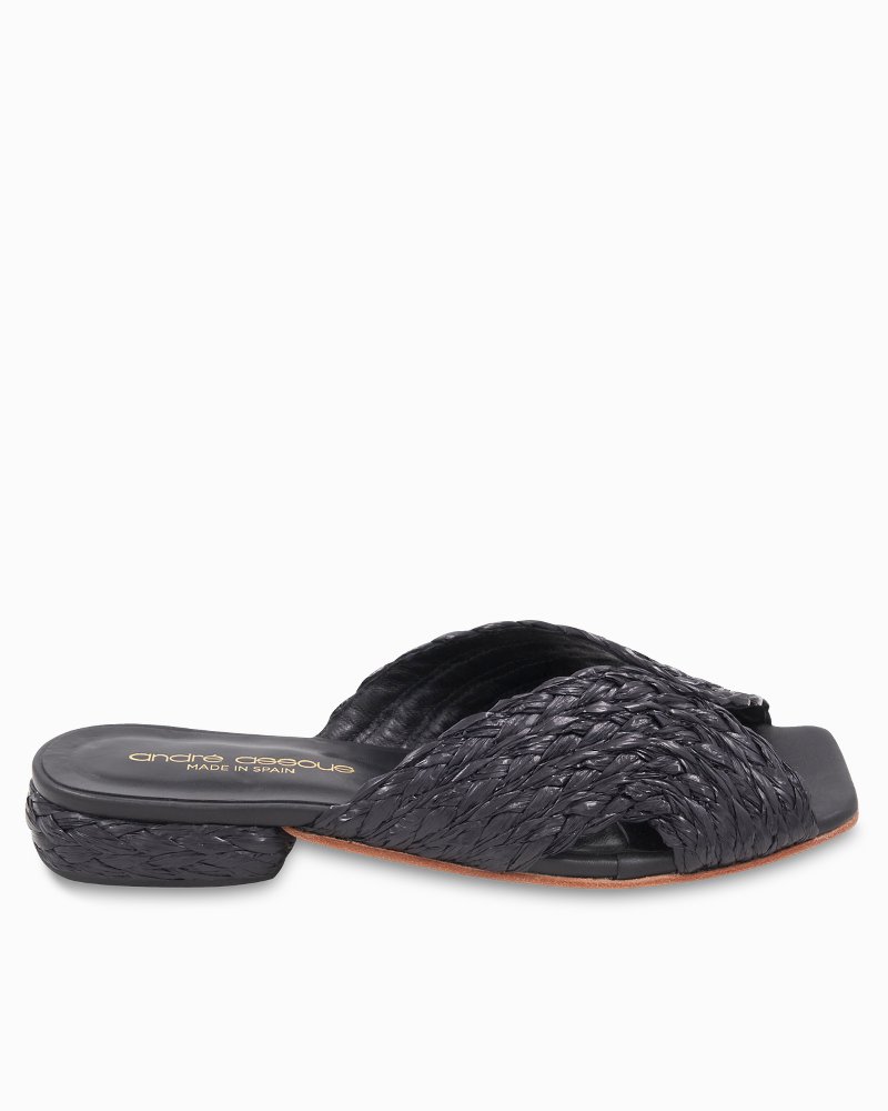 André Assous Ramy Raffia Sandals