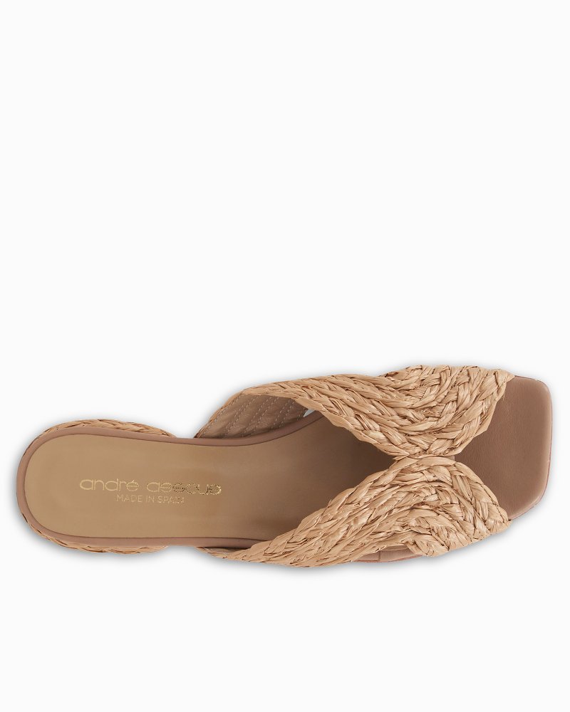 Thumbnail for André Assous Ramy Raffia Sandals
