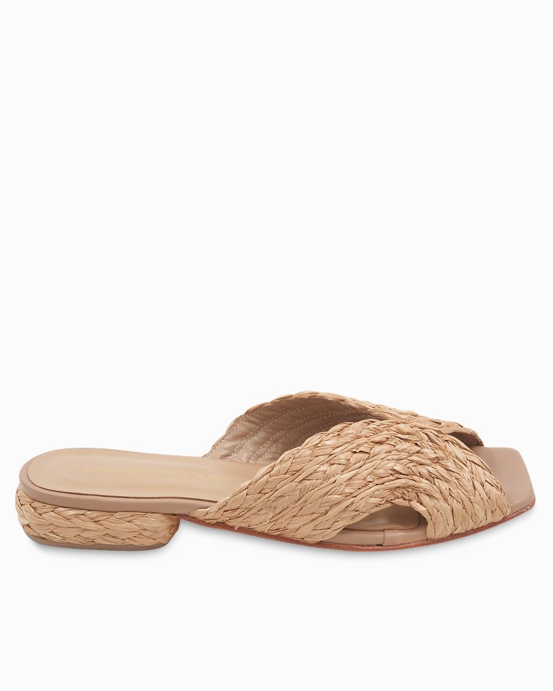 André Assous Ramy Raffia Sandals