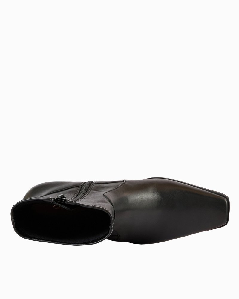 André Assous Verona Mixed Croc Wedge Booties