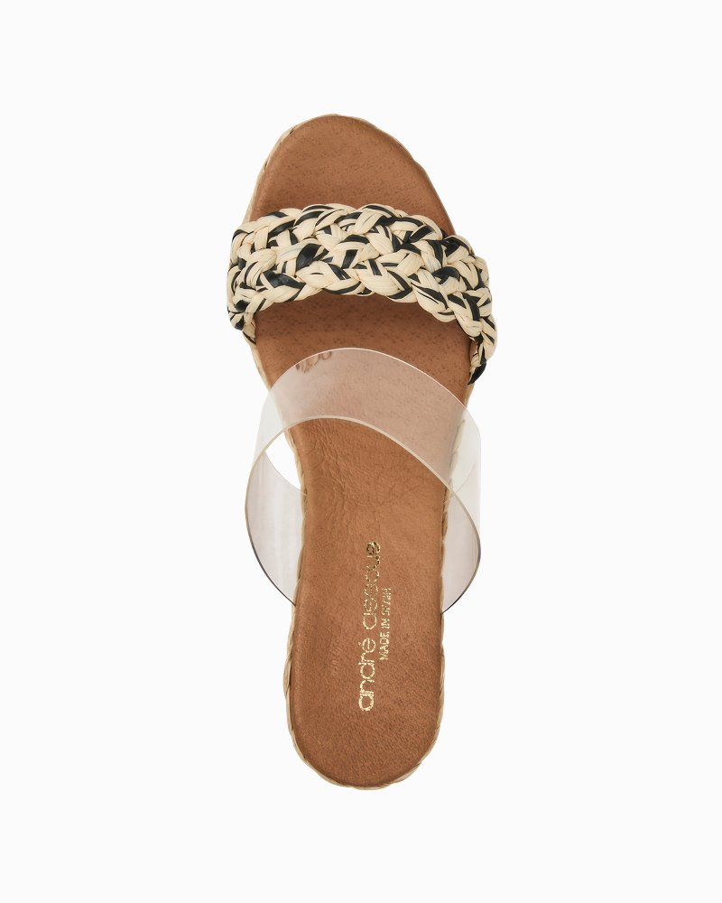 André Assous Anfisa Raffia Wedges