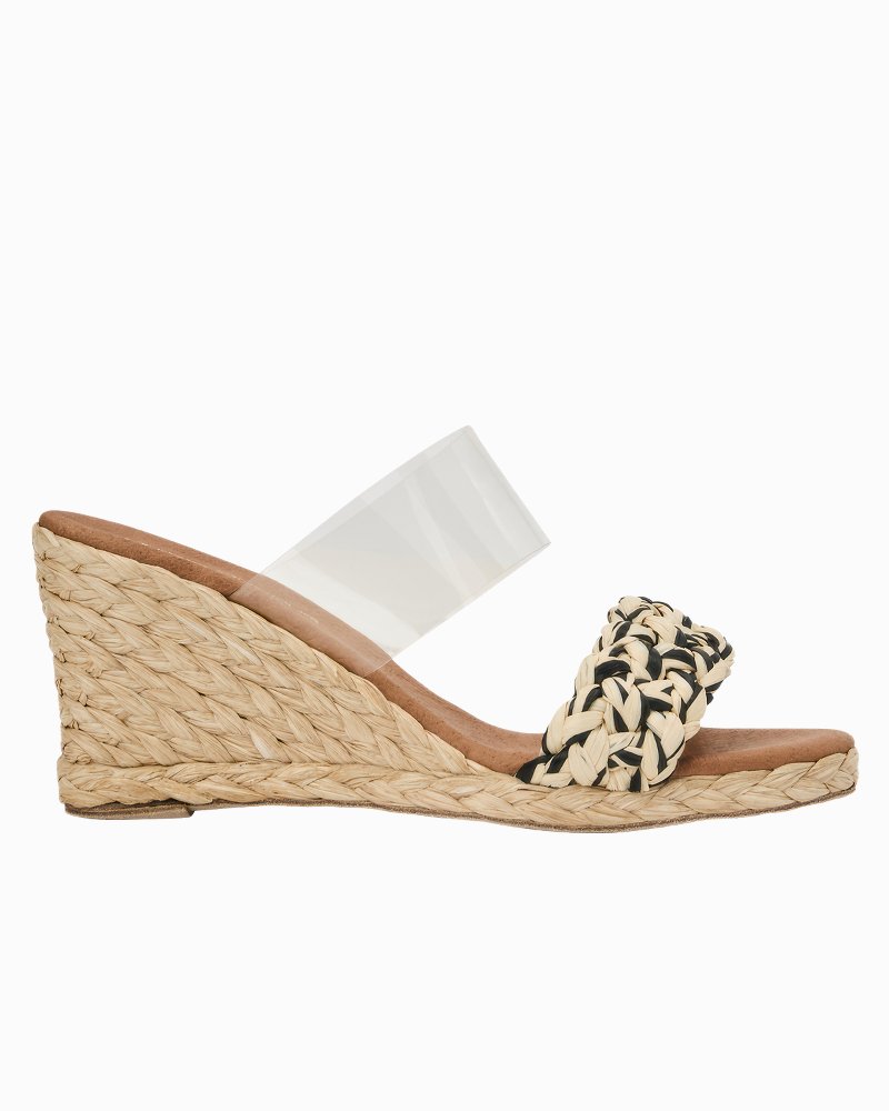 André Assous Anfisa Raffia Wedges
