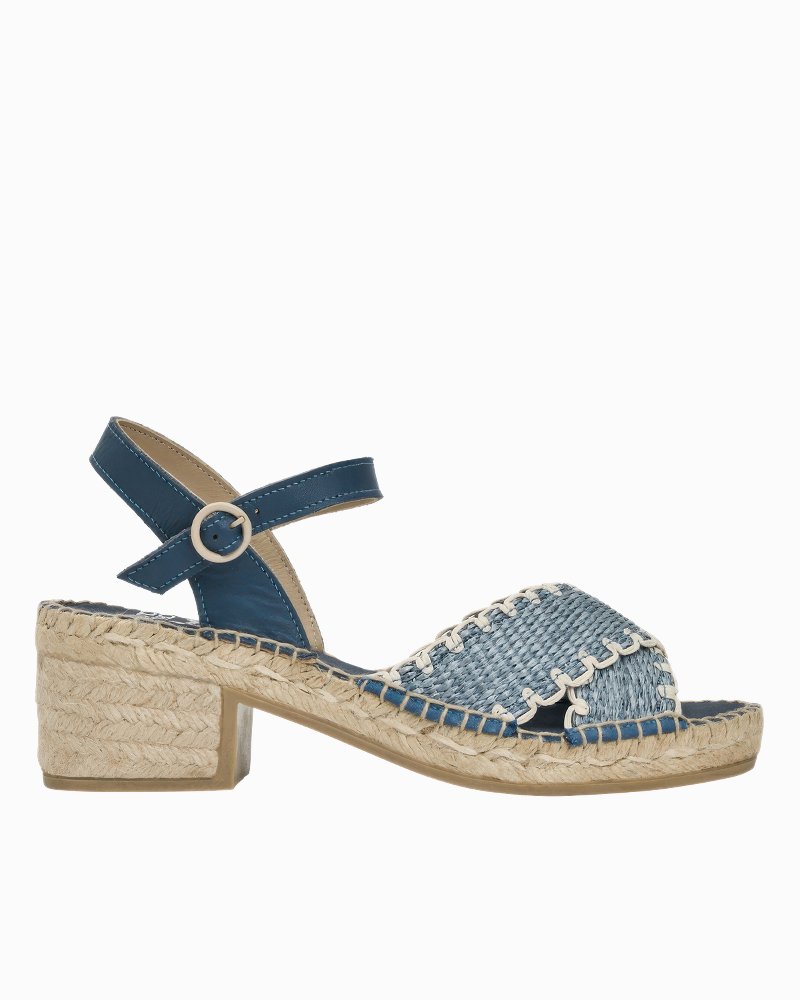André Assous Calista Chambray Heeled Sandals