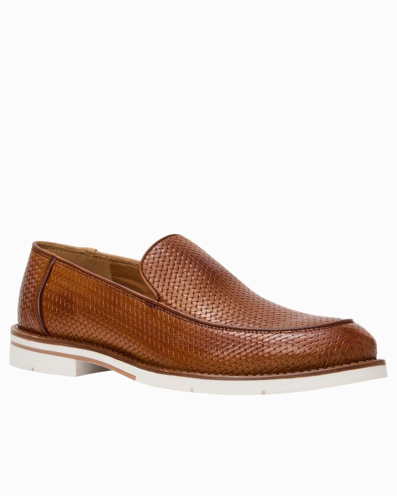 André Assous Kenny Cognac Leather Loafers display picture 1