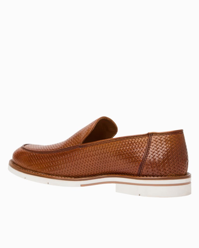 André Assous Kenny Cognac Leather Loafers display picture 1