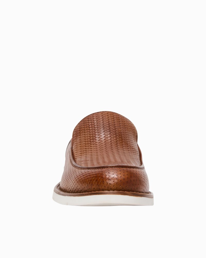 Ahnu Distressed Leather Brown Slip On Oxfords Fold Back Loafer s-l1200.png main image 3