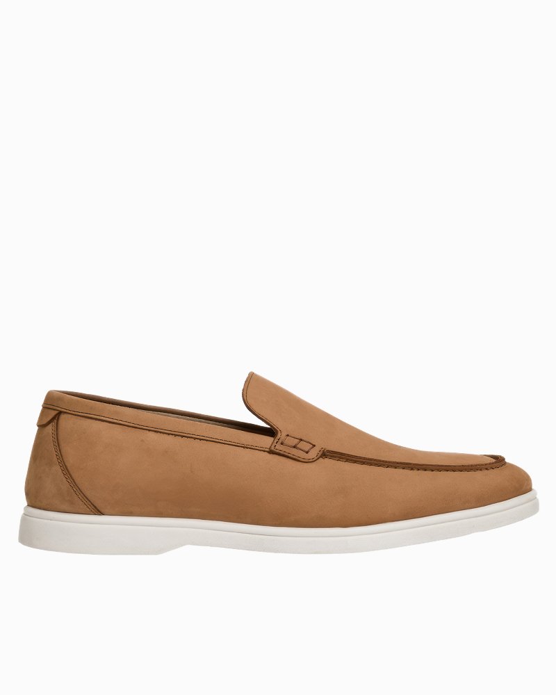 André Assous Maccan Tan Suede Loafers