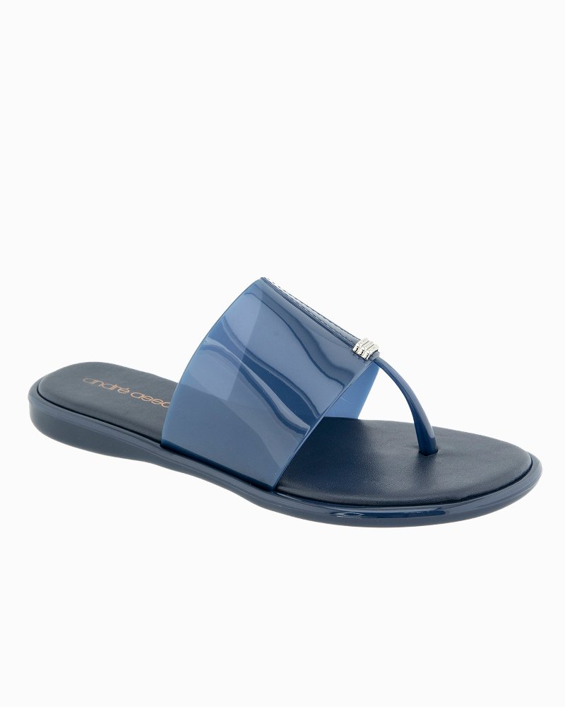 André Assous Naama Navy Jelly Sandals