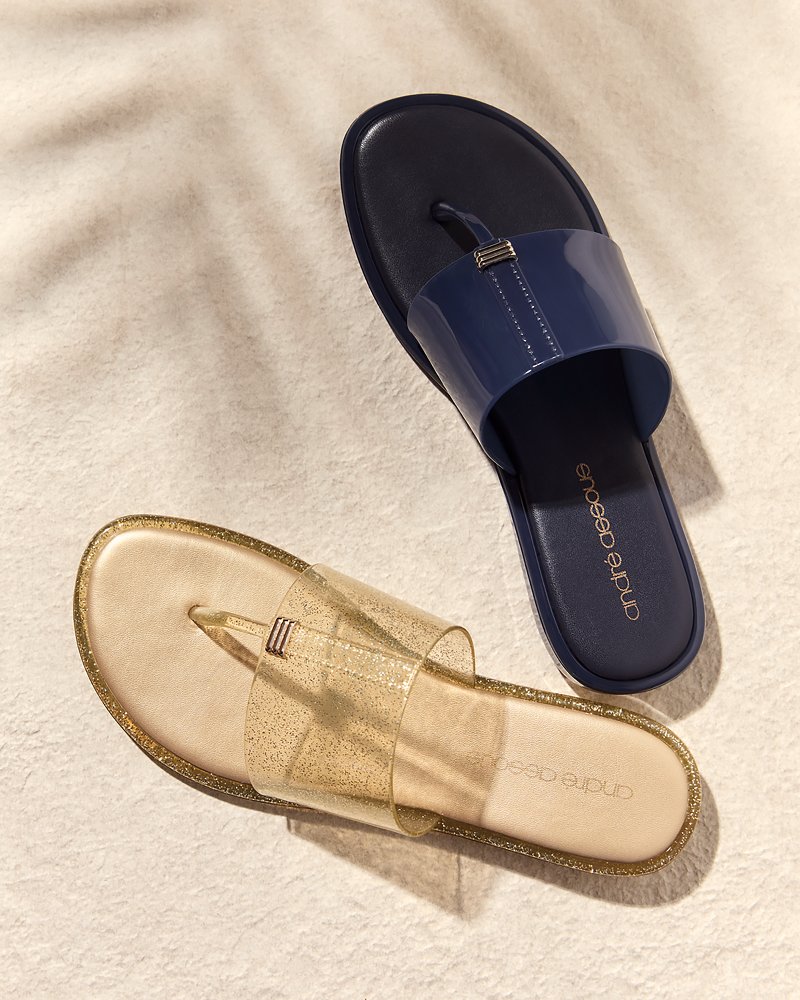 André Assous Naama Clear Jelly Sandals