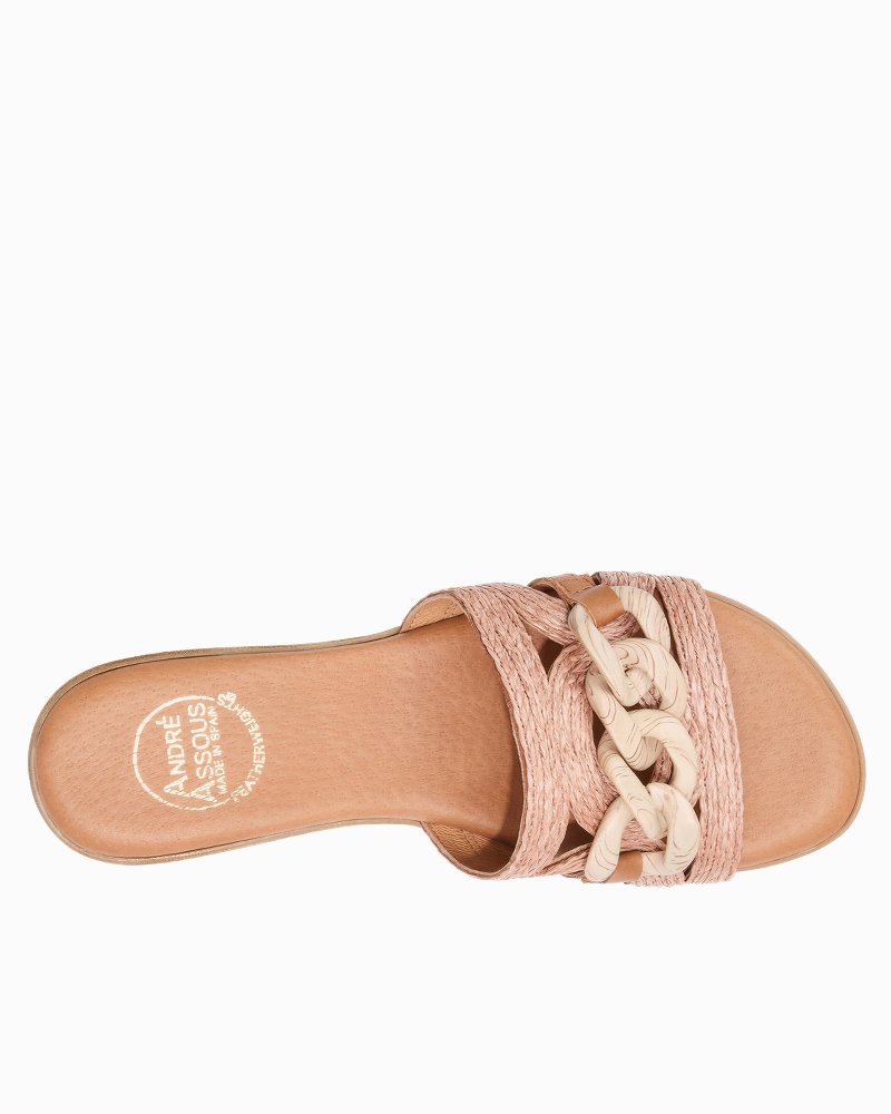 André Assous Neela Raffia Sandals