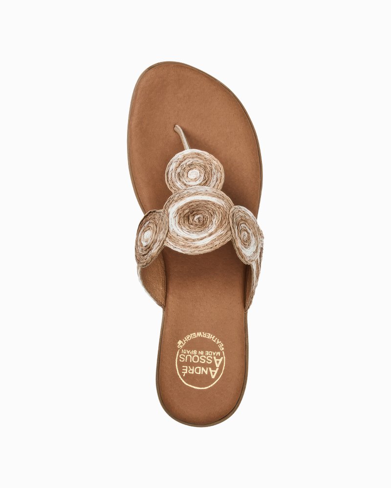 André Assous Nikky Raffia Featherweights Sandals