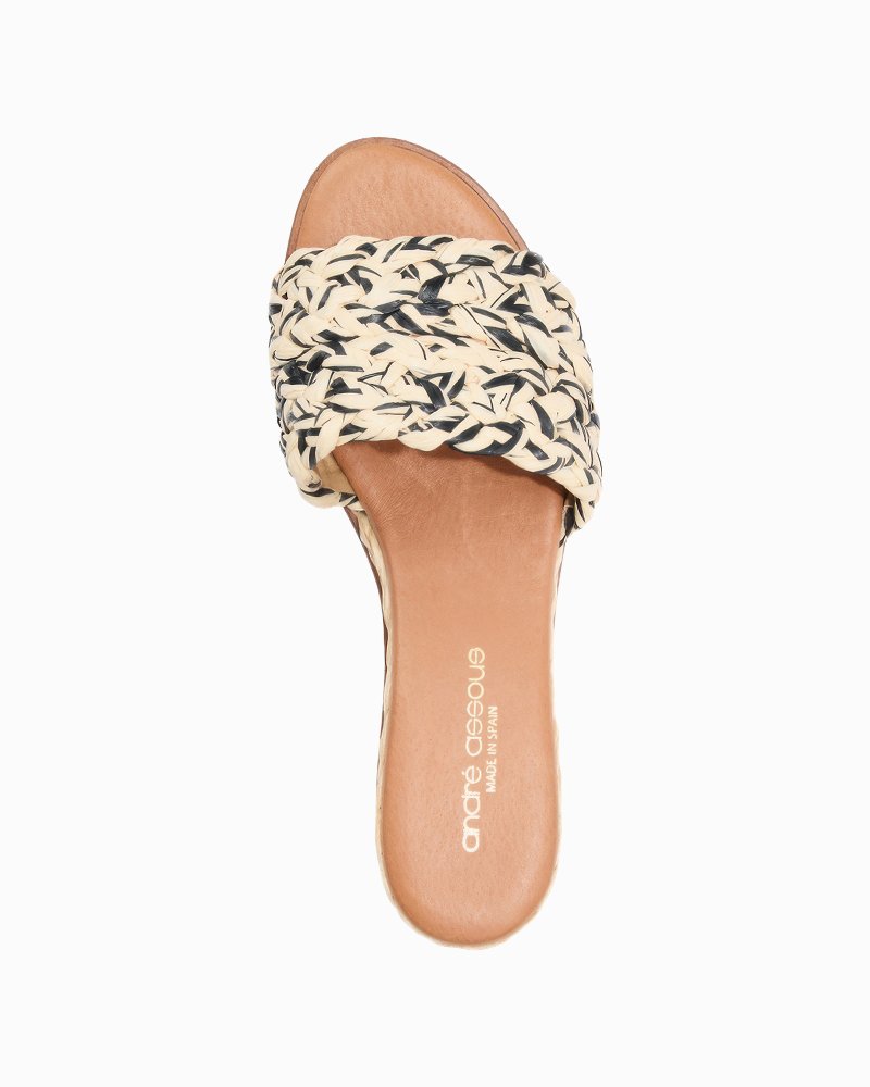 André Assous Nessie Raffia Wedges