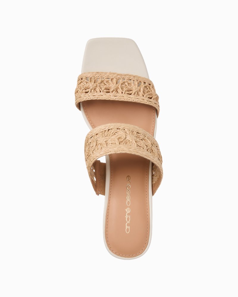 André Assous Rocio Raffia Heels
