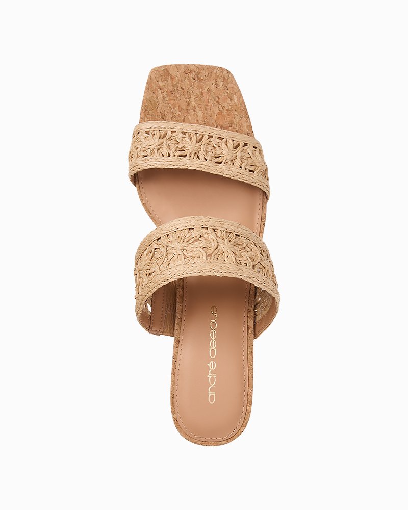André Assous Rocio Raffia Heels