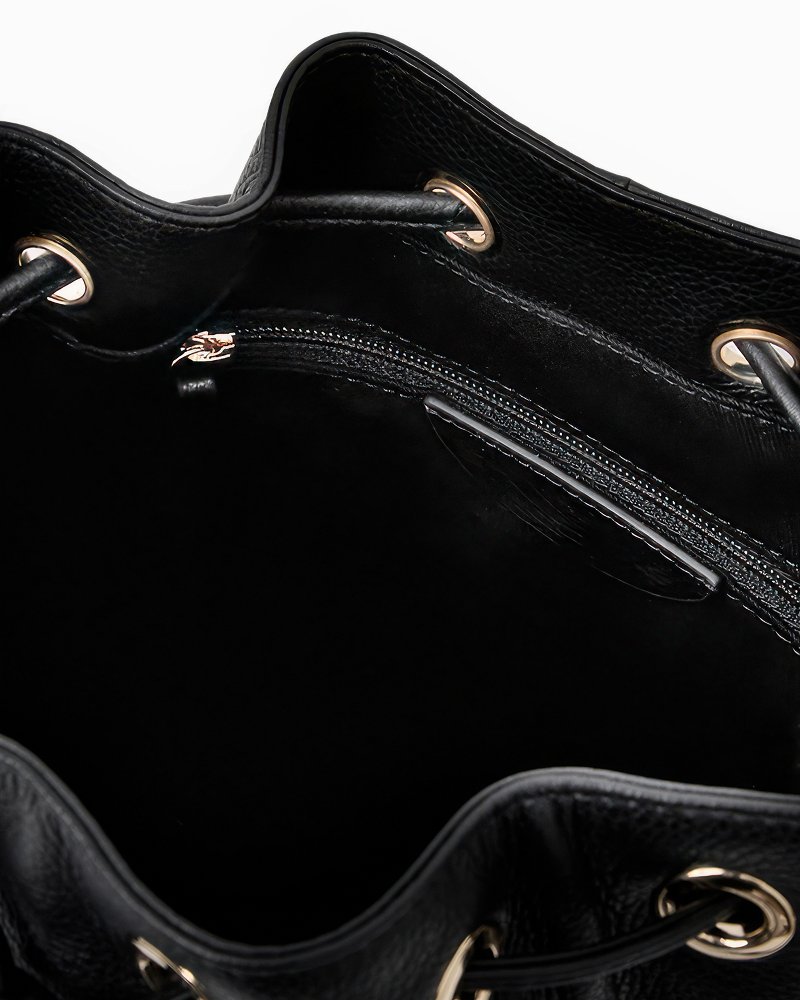 André Assous Bella Convertible Leather Bucket Bag