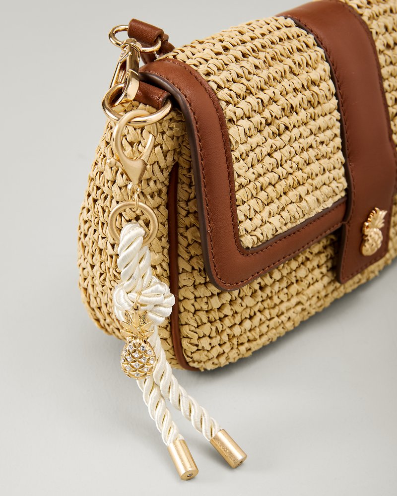 Pineapple Corded Bag Charm