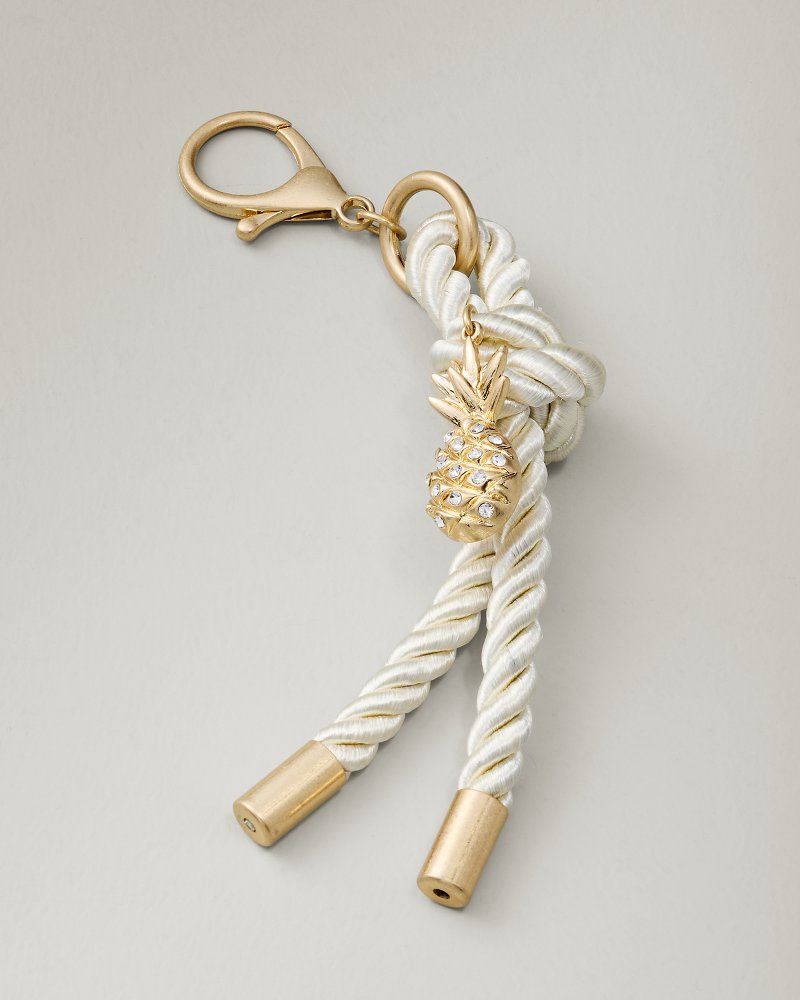 Pineapple Corded Bag Charm