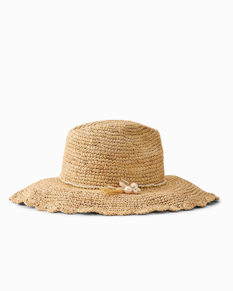 Thumbnail for Adelee Crochet Raffia Hat