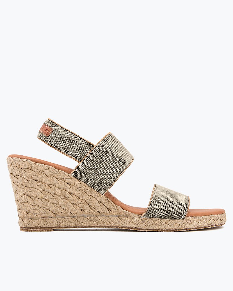 André Assous Allison Elastic Wedge Sandals