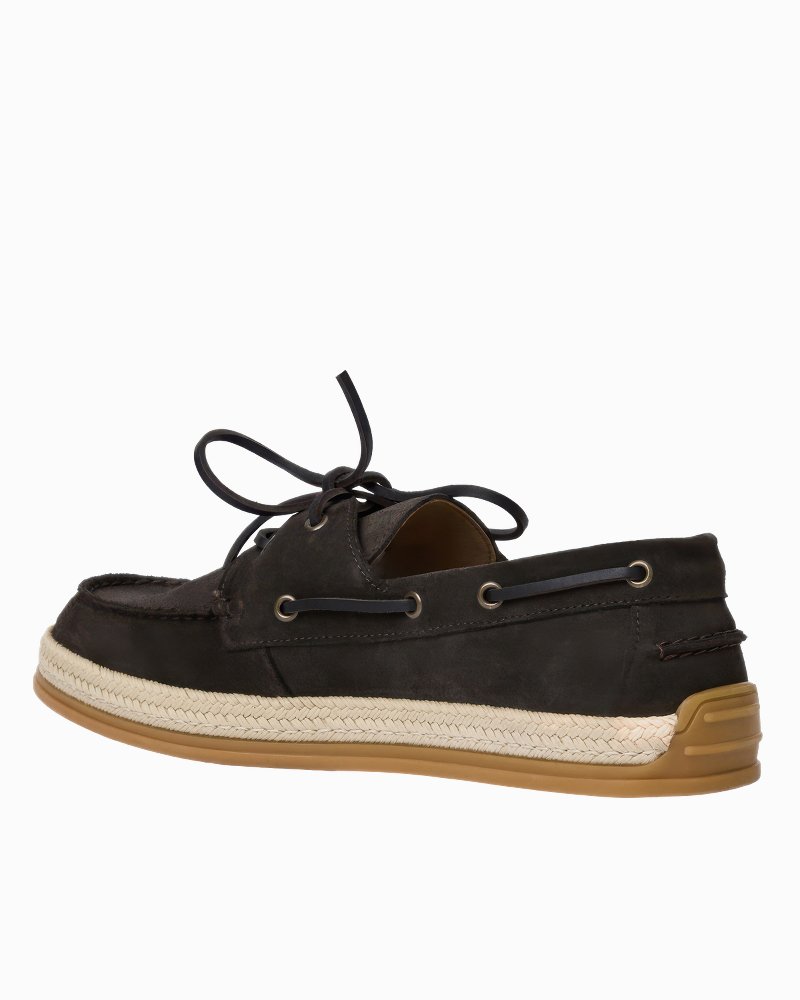 André Assous Allen Brown Suede Boat Shoes thumbnail 4