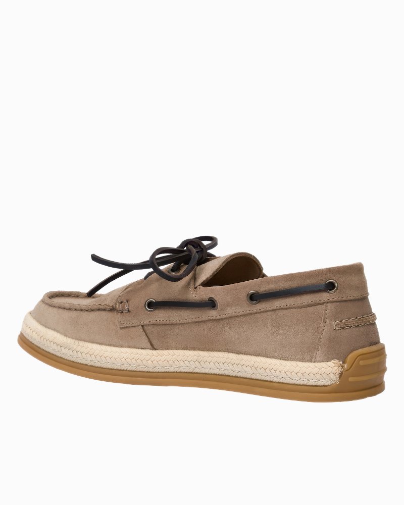 André Assous Allen Sand Suede Boat Shoes thumbnail 4