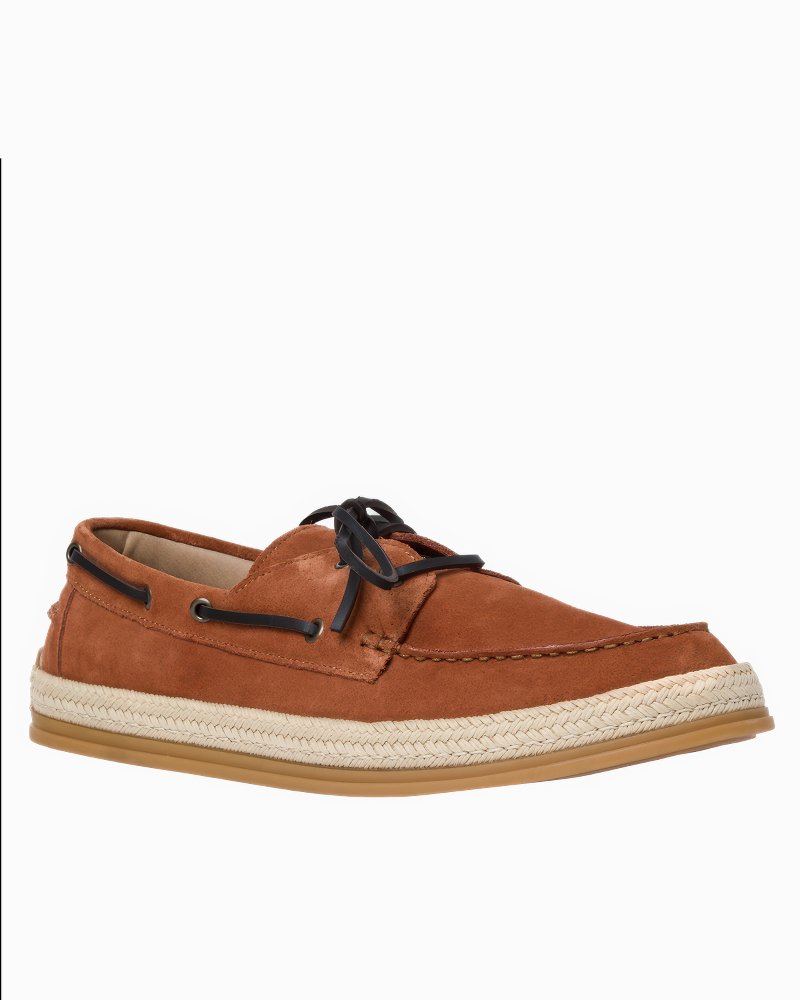 André Assous Allen Brick Suede Boat Shoes thumbnail 3