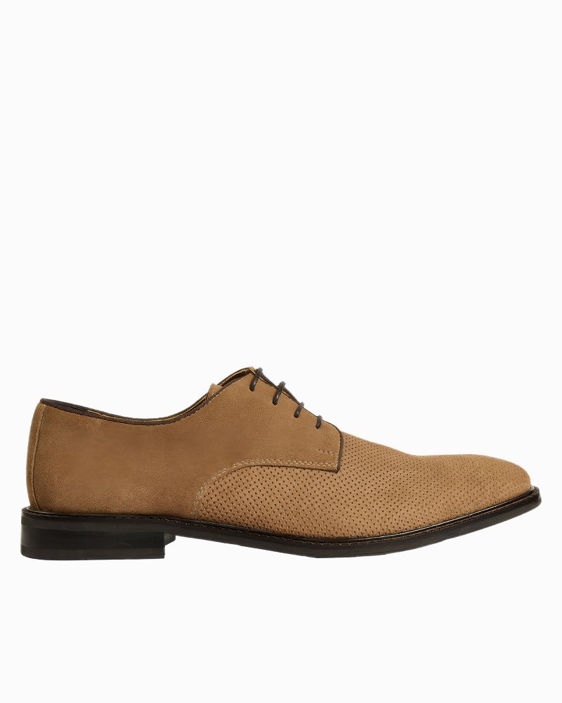 André Assous Arturo Taupe Suede Derby Shoes
