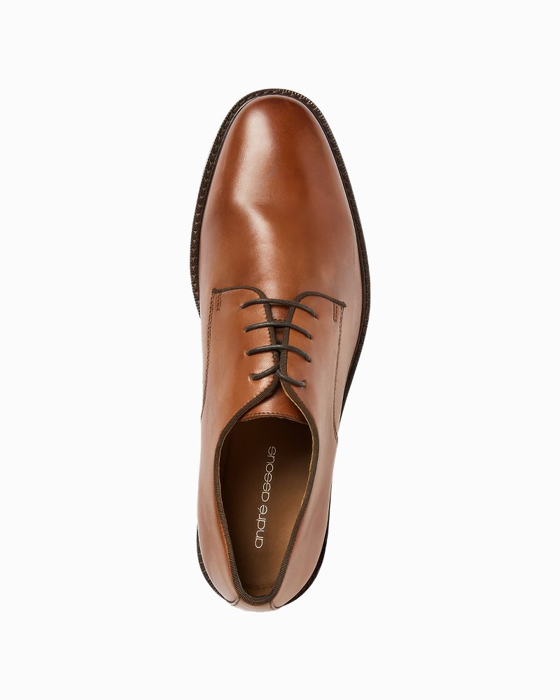 André Assous Arturo Black Leather Derby Shoes