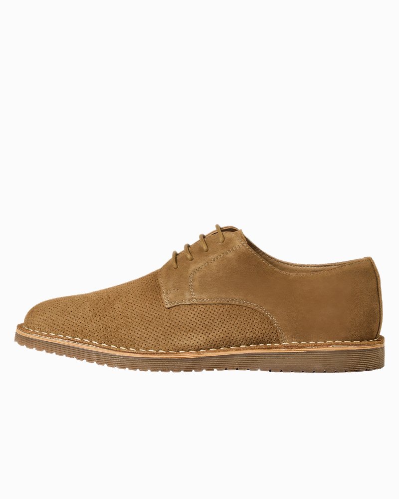 André Assous Pablo Beige Suede Derby Shoes