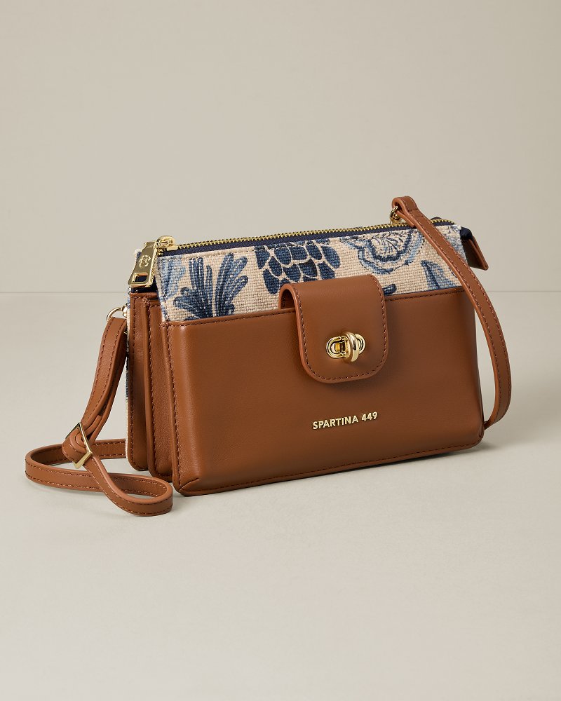 Lindsey Serpentine Crossbody Bag